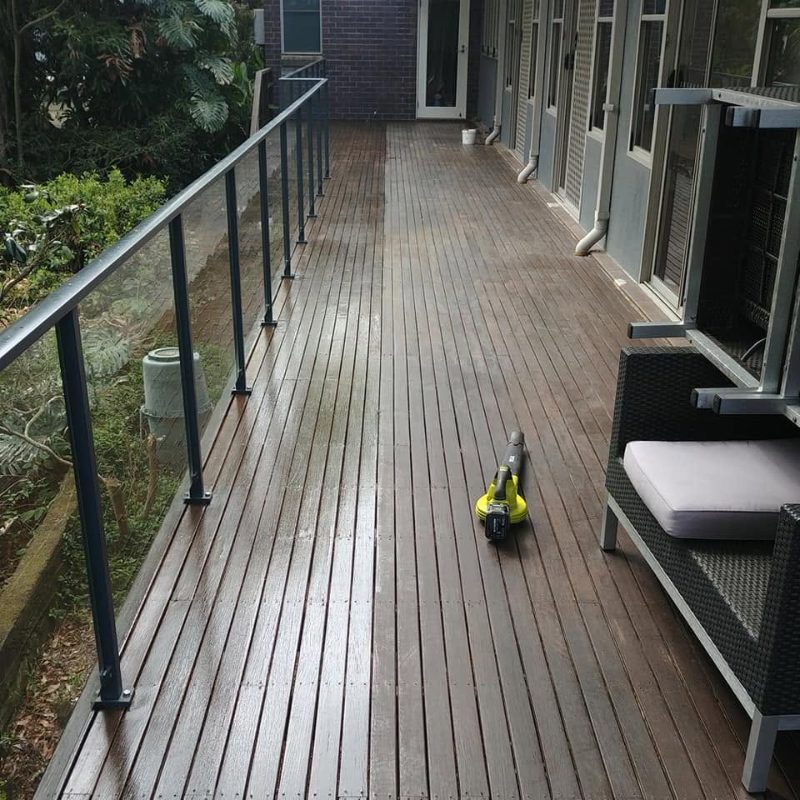 Deck Staining project — Bundaberg, Queensland